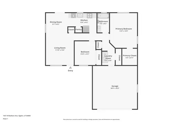 1431 N Madison Ave, Ogden, UT 84405 - #3