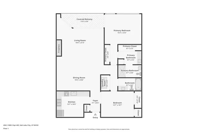 426 S 1000 E #403, Salt Lake City, UT 84102 - #3