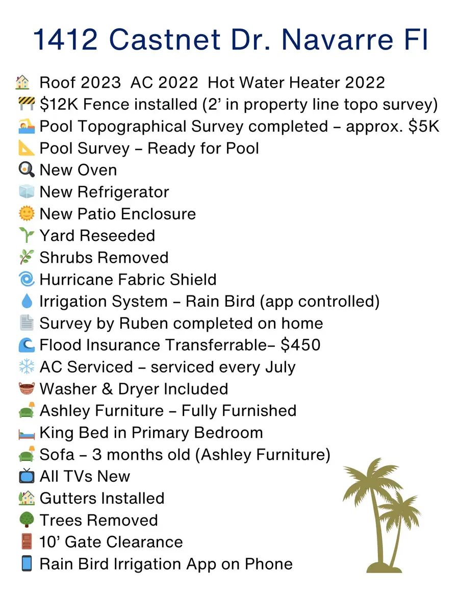 1412 Castnet Dr, Navarre, FL 32566 - #3