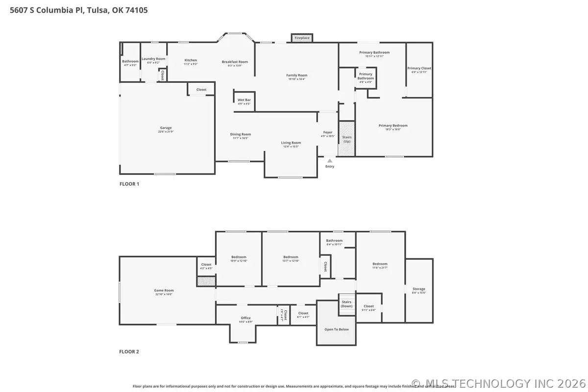 5706 S Columbia Place, Tulsa, OK 74105 - #1