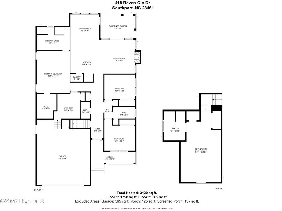 418 Raven Glen Drive, Southport, NC 28461 - #2