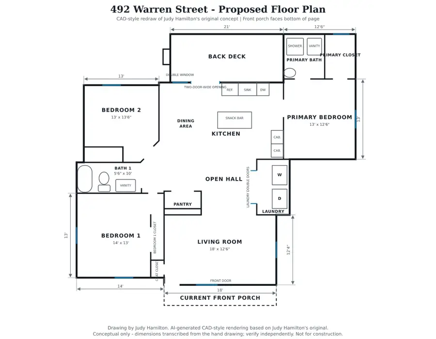492 Warren Street, Rossville, GA 30741 - #2