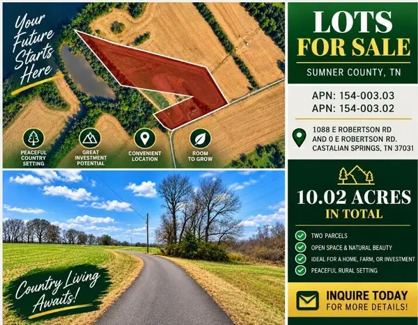 1088 E Robertson Road, Castalian Springs, TN 37031