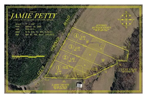0 Club Springs Rd Lots 1-4, BUFFALO VALLEY, TN 38548