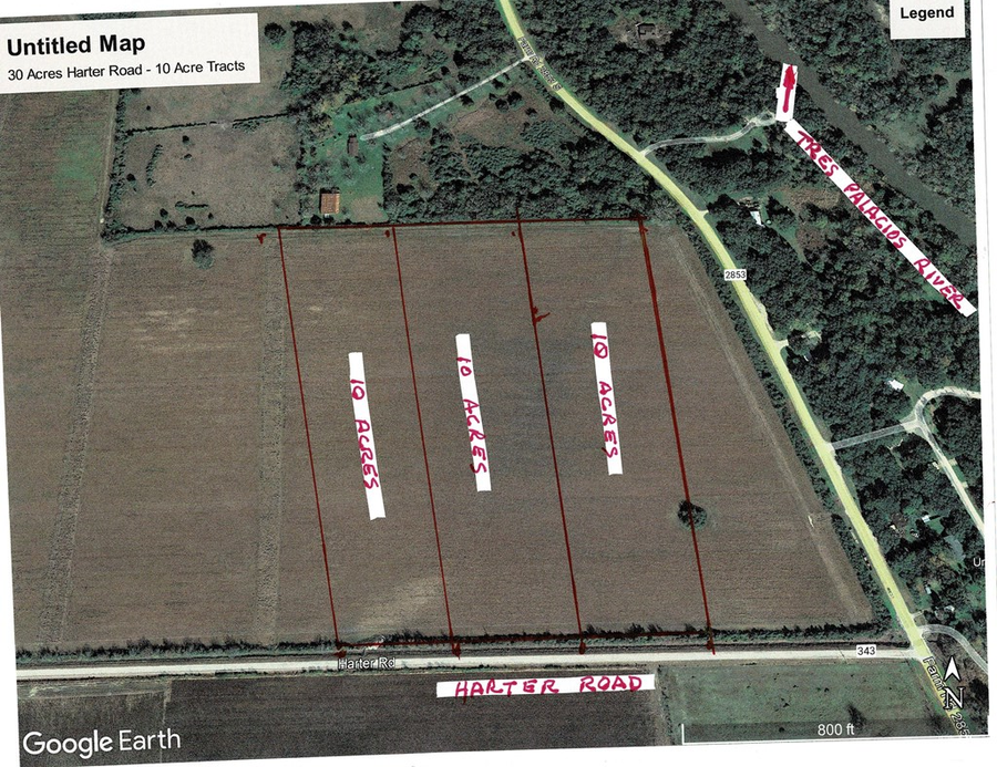 REDUCED 0 Harter Road ( CR 343 ), Blessing, TX 77419 - Image #3