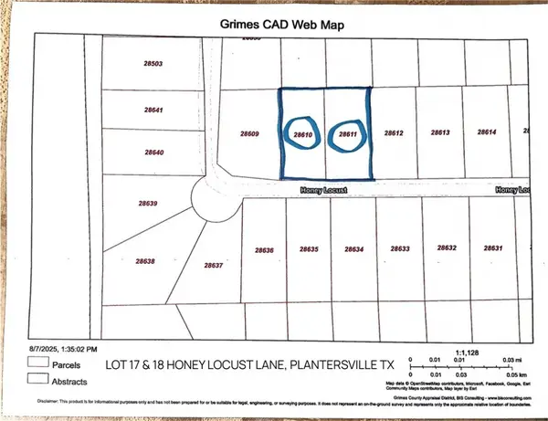 LOT 17 & 18 Honey Locust Lane, Plantersville, TX 77363