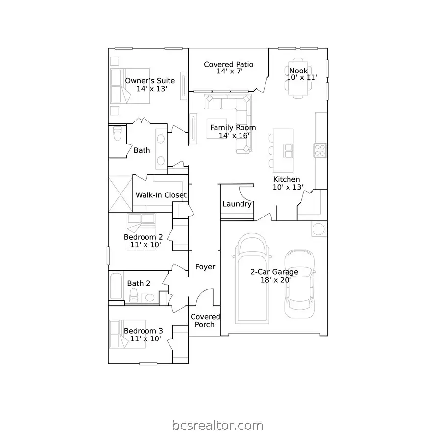 1233 Samantha Lane, College Station, TX 77845 - #2