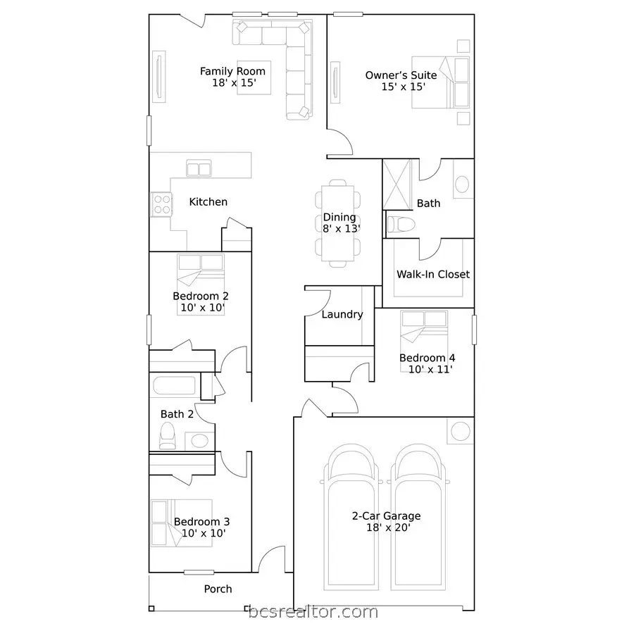 1822 Taggart Trail, Bryan, TX 77807 - #2