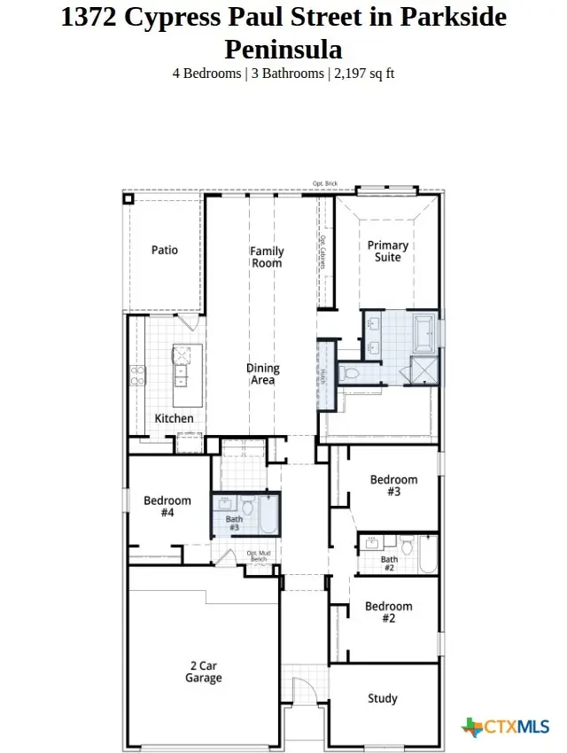 1372 Cypress Paul Street, Georgetown, TX 78628 - #3