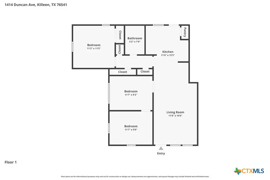 1414 Duncan Avenue, Killeen, TX 76541 - #2
