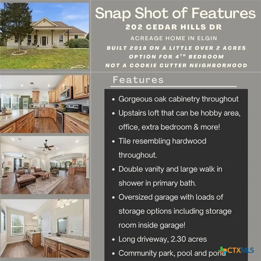 202 Cedar Hills Drive, Elgin, TX 78621 - #2