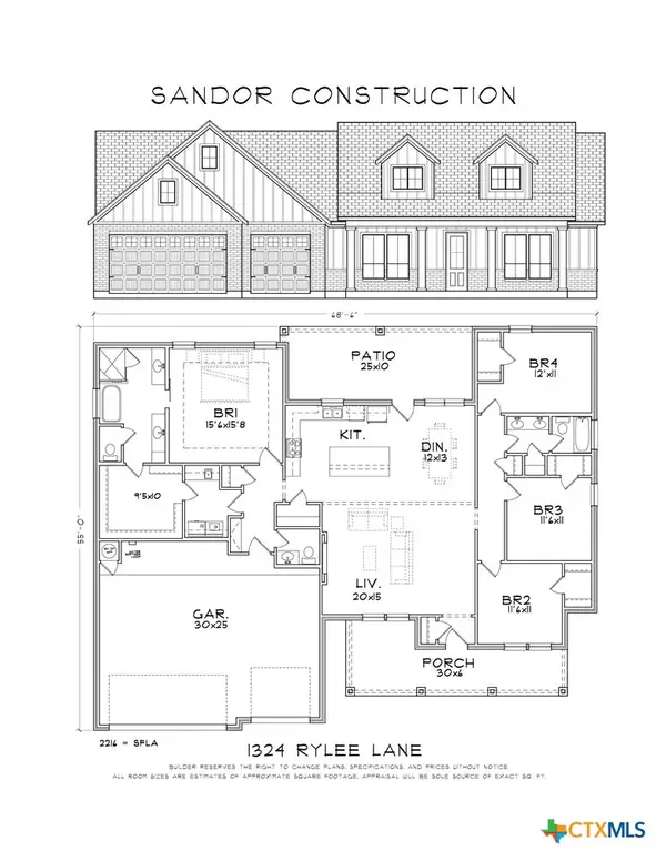 1324 Rylee Lane, Salado, TX 76571