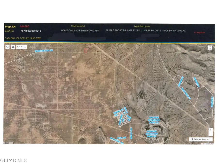 PN 404285 5 Acres Horizon, Horizon City, TX 79928 - Image #2