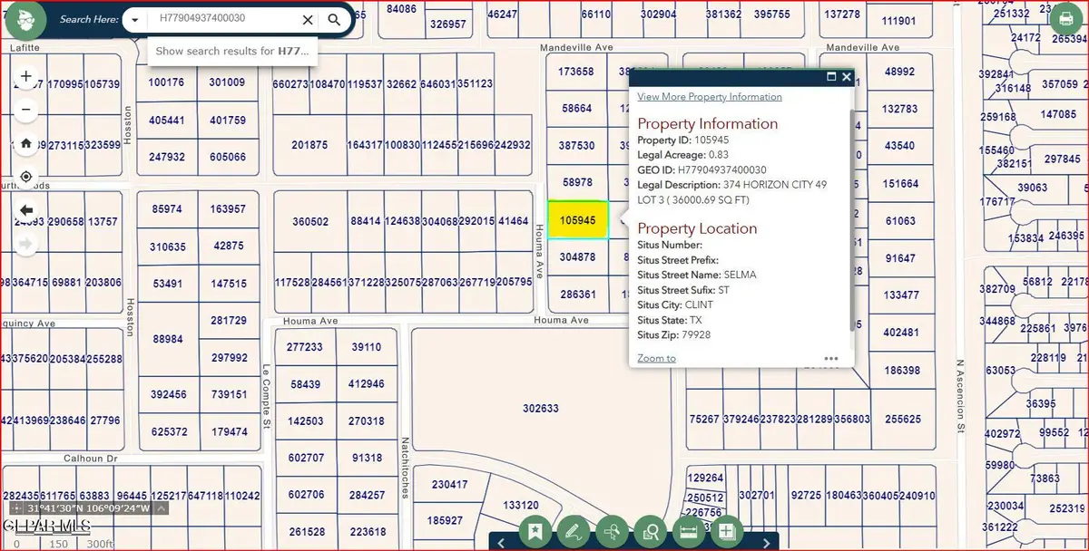 PN105945 Selma Street, El Paso East, TX 79928 - #1