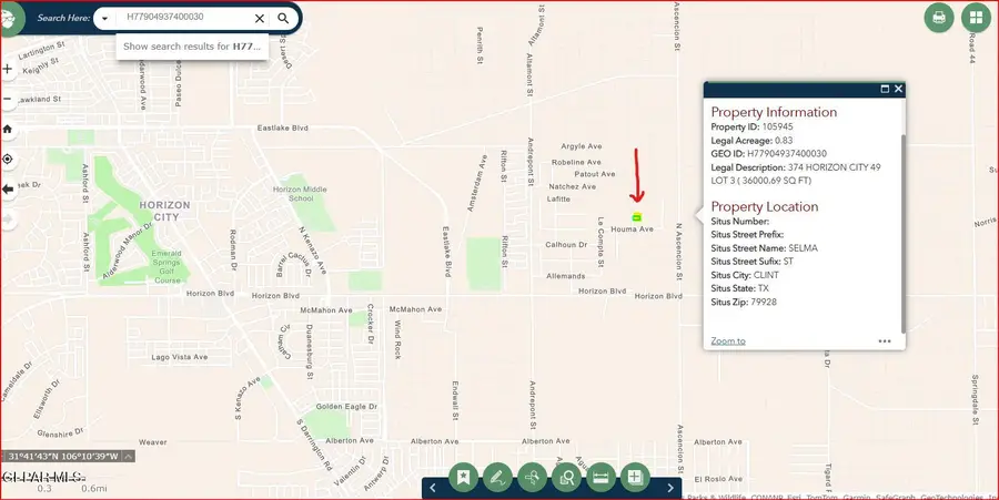 PN105945 Selma Street, El Paso East, TX 79928 - #2