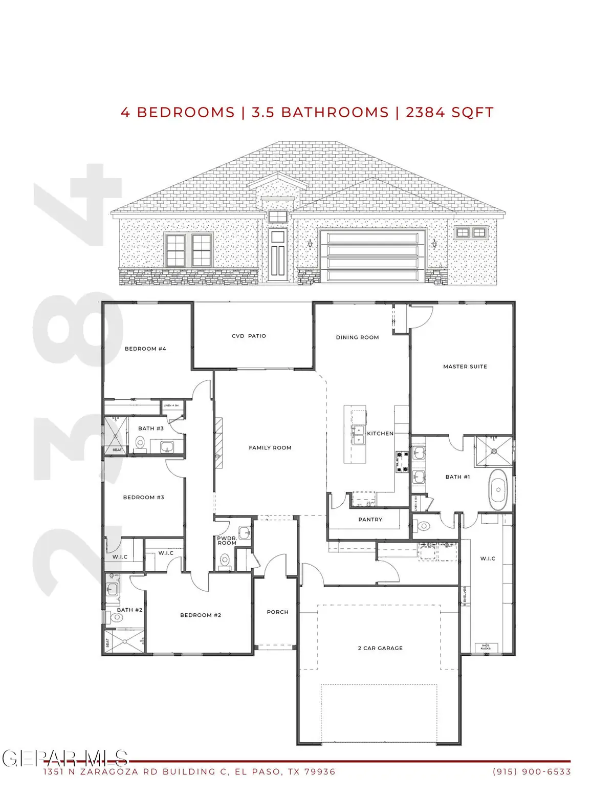 13216 Nacho Alvarado Drive, El Paso, TX 79927 - #1