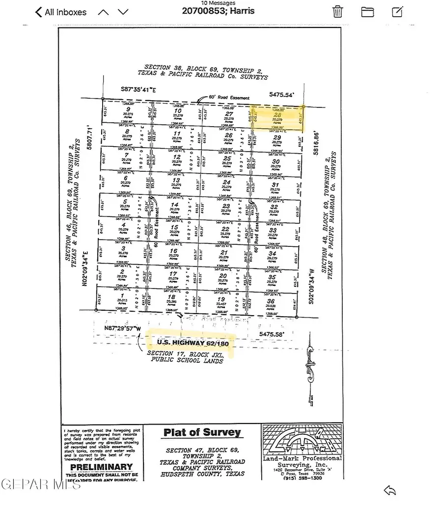 69 TSP 2 Sec 47 T&p Antelope Iii, Dell City, TX 79837 - #3