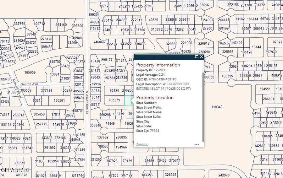 PN-179653 41 Horizon City Estates Lot 19, Horizon City, TX 79928 - #2