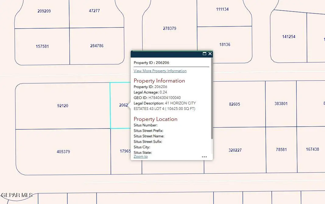 PN-206206 41 Horizon City Estates Lot 4, Horizon City, TX 79928 - #1