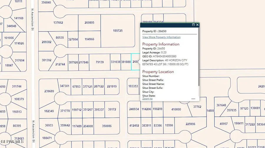 PN-26650 40 Horizon City Estates Lot 38, Horizon City, TX 79928 - #2