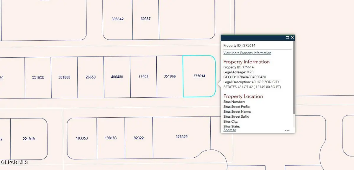 PN-375614 40 Horizon City Estates Lot 42, Horizon City, TX 79928 - #1