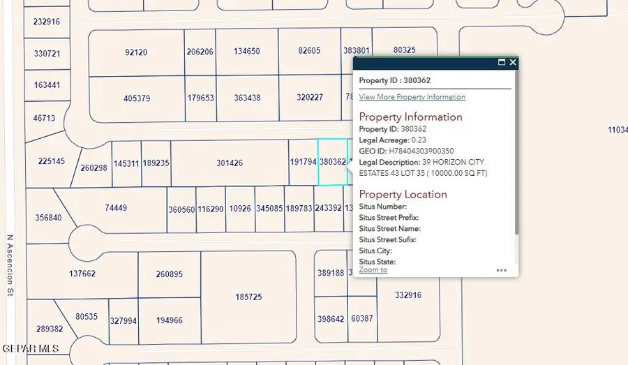 PN-380362 39 Horizon City Estates Lot 35, Horizon City, TX 79928 - #2