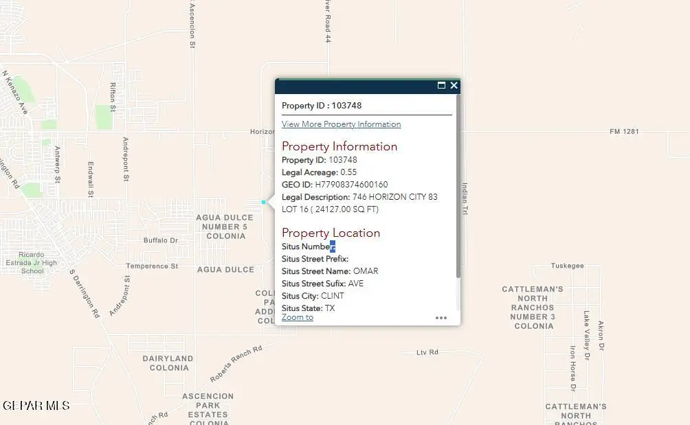 PN-103748 Omar Avenue, Agua Dulce, TX 79928 - #1