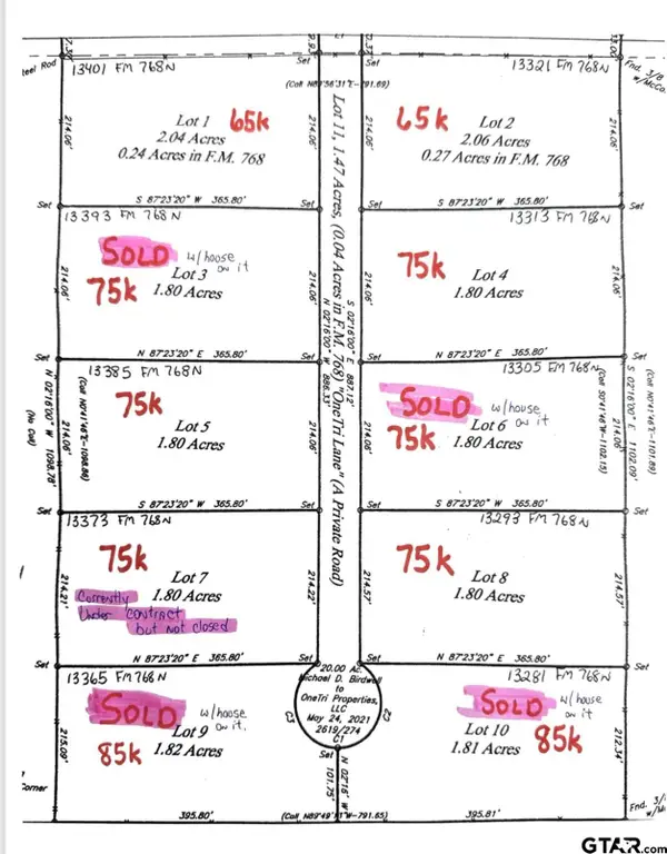 13365 Fm 768, Jacksonville,  75766