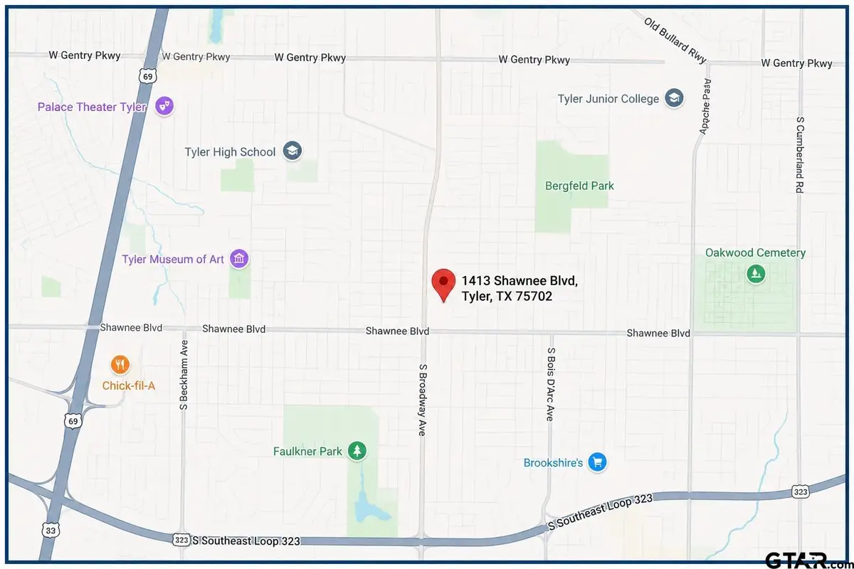 1413 Shawnee Blvd, Tyler, TX 75702 - #1