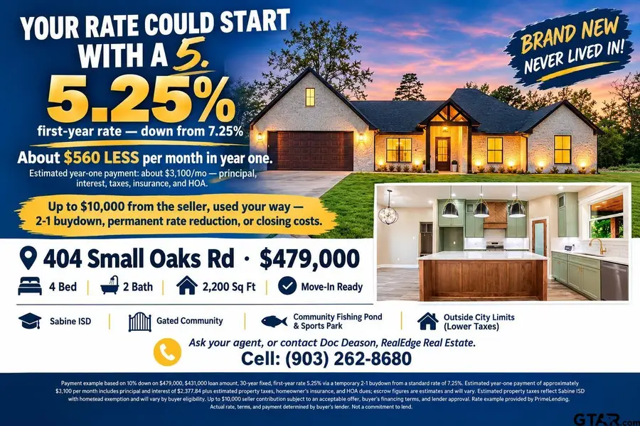 404 Small Oaks Road, Kilgore, TX 75662 - #3