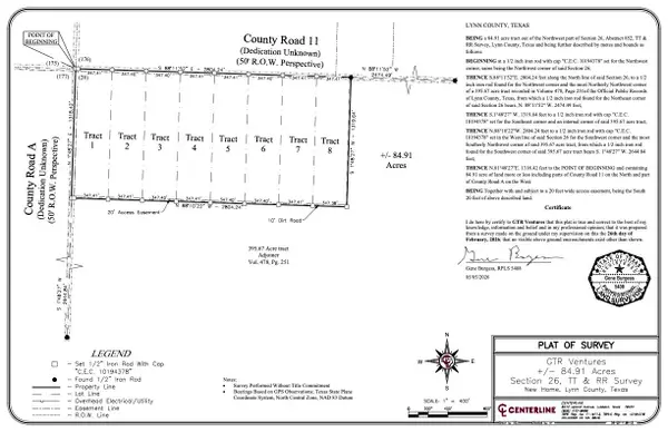 TRACT 1 County Road 11 Road, Tahoka, TX 79373