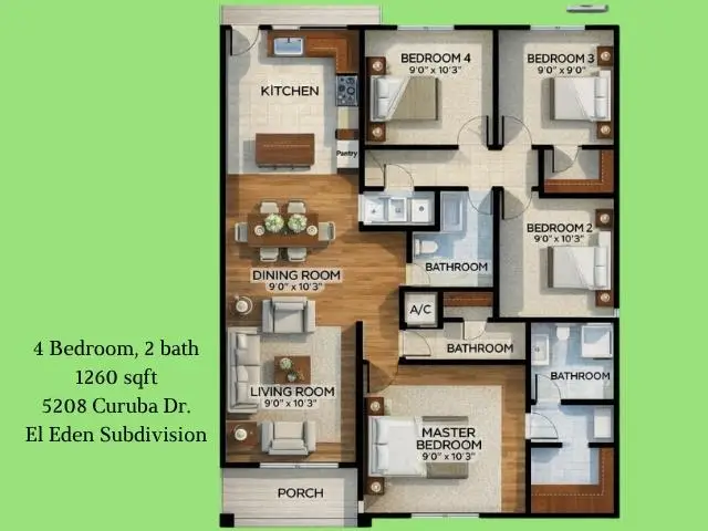 5208 Curuba Dr., Laredo, TX 78046 - #2