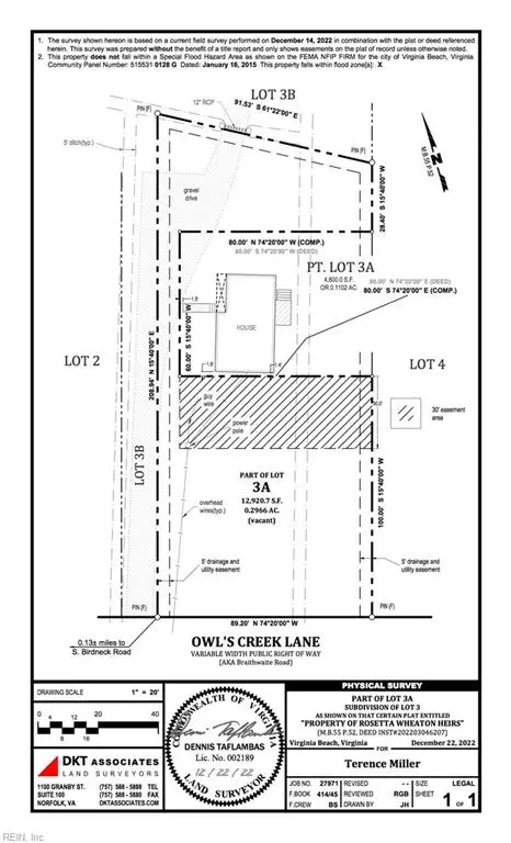 Lot 3A Owl's Creek Lane, Virginia Beach, VA 23451 - #1