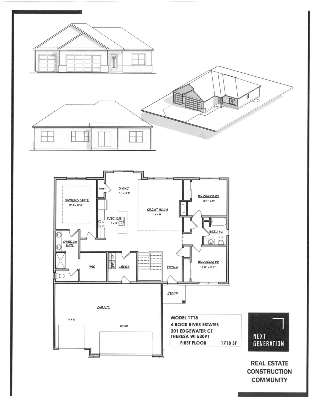 201 Edgewater Ct, Theresa, WI 53091 - Image #1