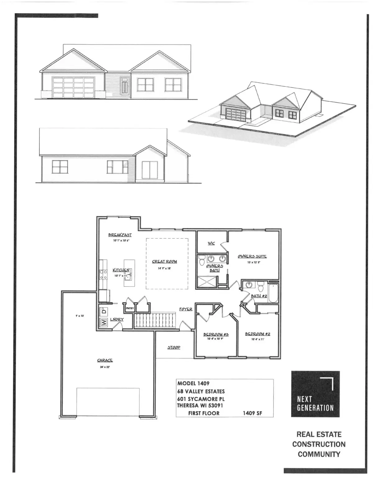 601 Sycamore Pl, Theresa, WI 53091 - Image #1