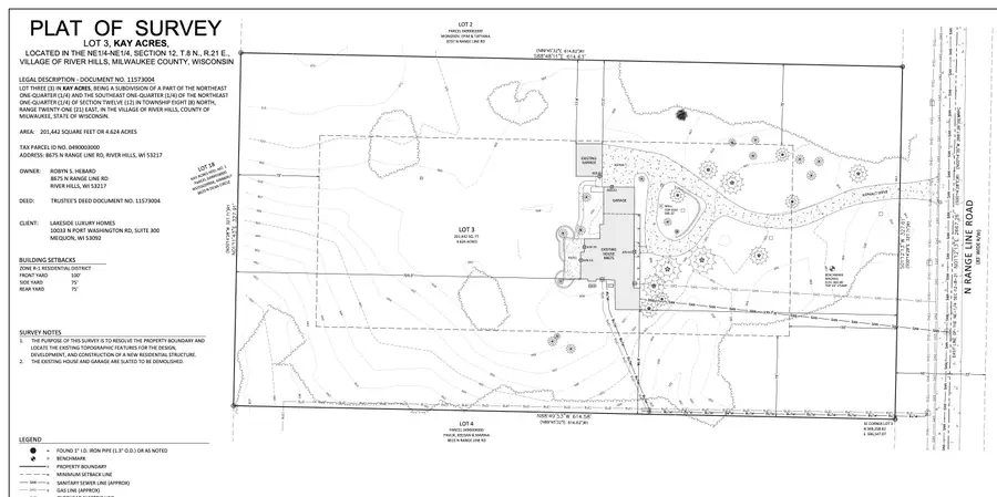 8675 N Range Line Rd, River Hills, WI 53217 - #3