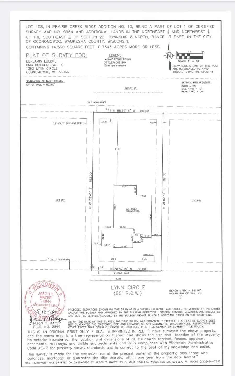 1362 Lynn Cir, Oconomowoc, WI 53066 - #2