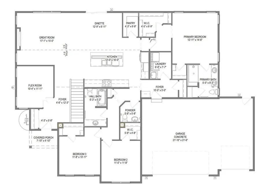 438 Sandstone St, Slinger, WI 53086 - #3