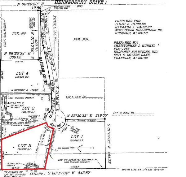 Lt2 Baseler Ct, Muskego, WI 53150