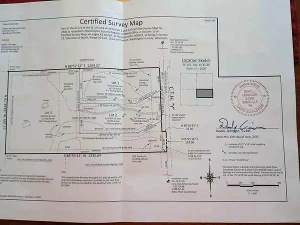 Lot 1 COUNTY HIGHWAY Y HIGHWAY, West Bend, WI 53095