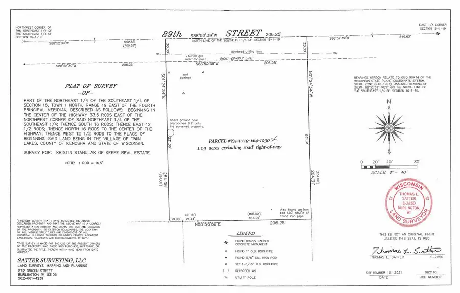 411 89TH STREET, Twin Lakes, WI 53181 - #2
