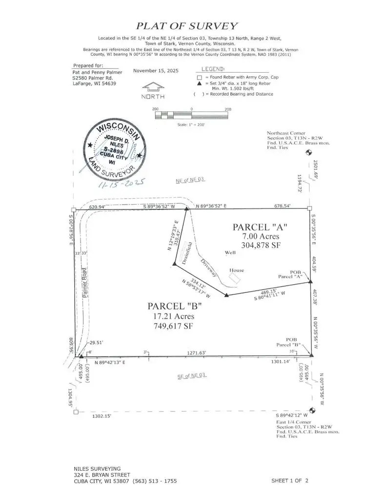 0 PALMER ROAD, La Farge, WI 54639 - Image #2