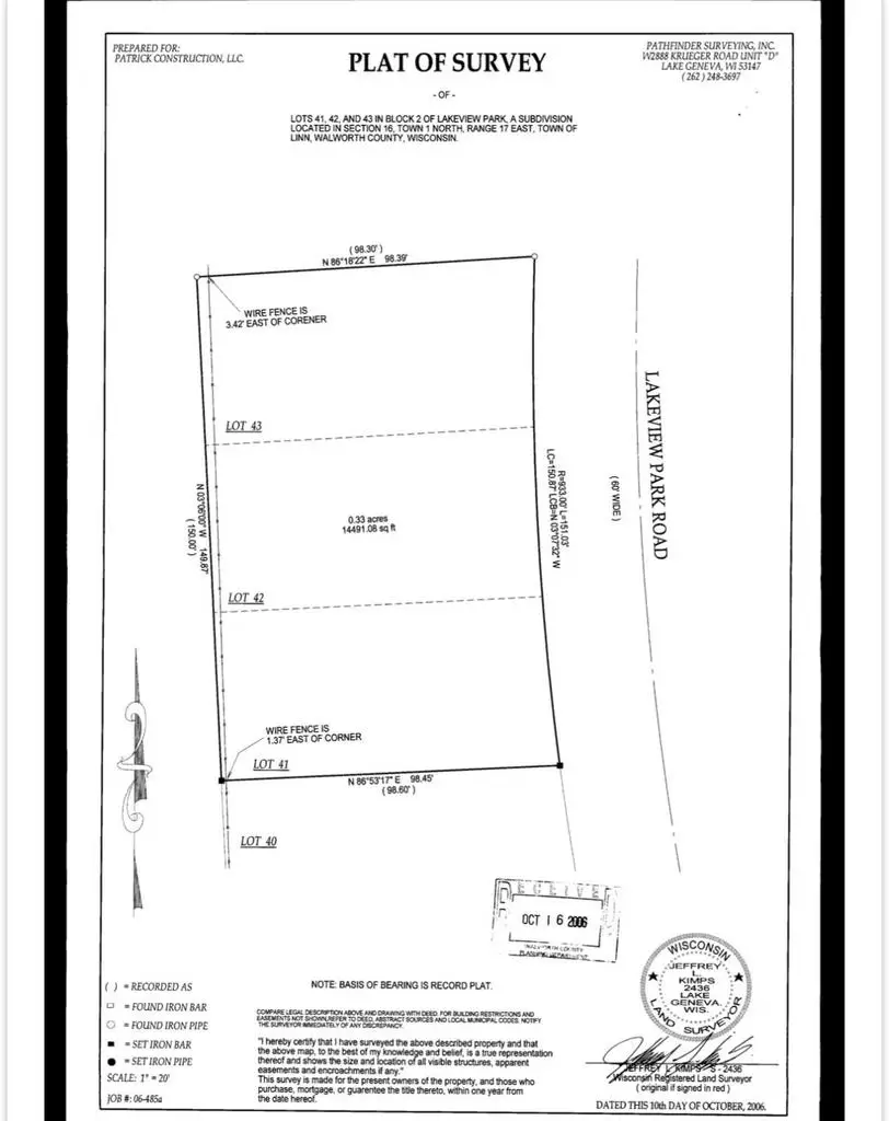 Lt39 LAKEVIEW PARK DRIVE #-43, Linn, WI 53147 - #2
