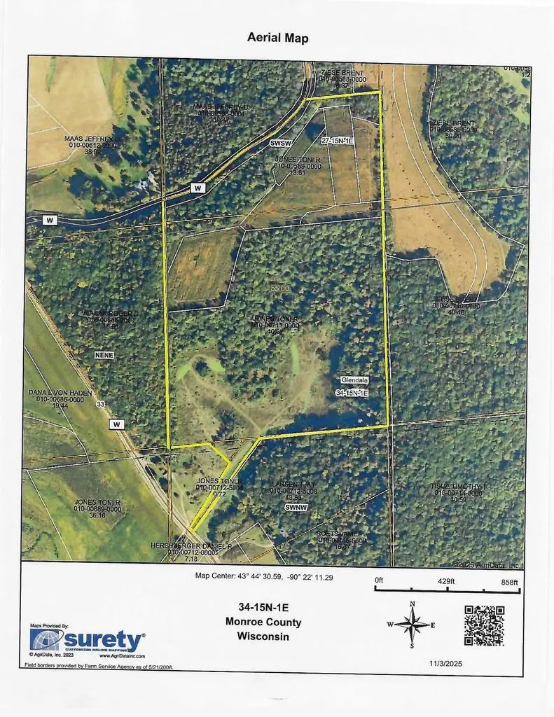 55+/- A County Hwy W, Elroy, WI 53929 - Image #1