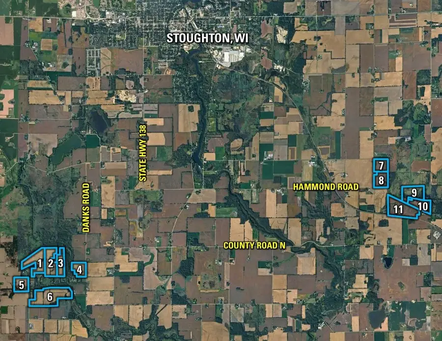 606.31 Acres 11 Tracts, Stoughton, WI 53589 - #2