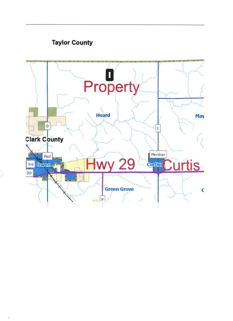01 HICKORY ROAD, Curtiss, WI 54422 - Image #1