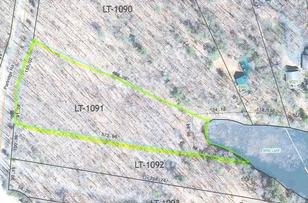 On PARTRIDGE ROAD #Lot 6, Lake Tomahawk, WI 54539