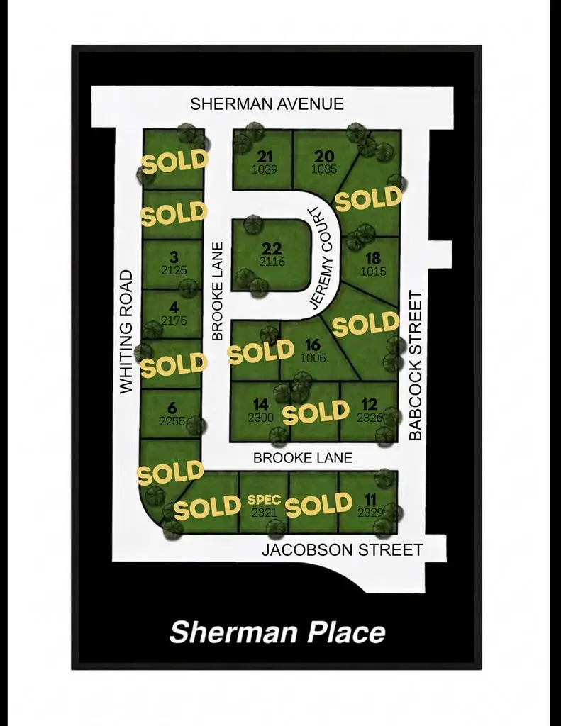 2125 BROOKE LANE #Lot 3 Sherman Place, Stevens Point, WI 54481 - #3