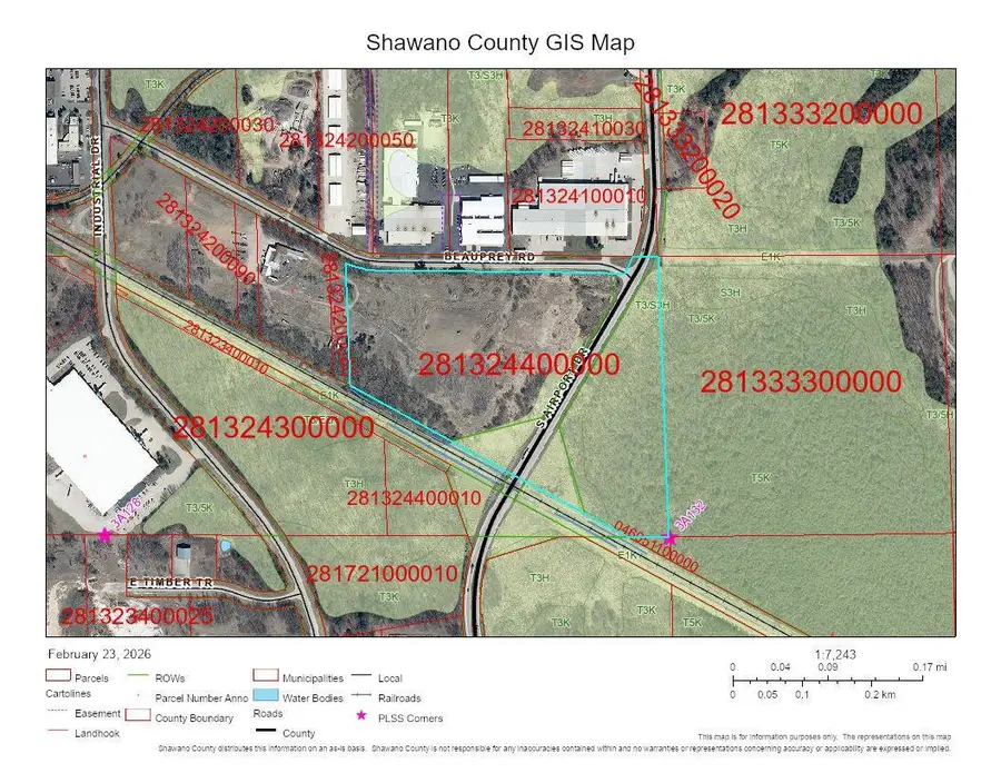 1380 BEAUPREY ROAD, Shawano, WI 54166 - #2