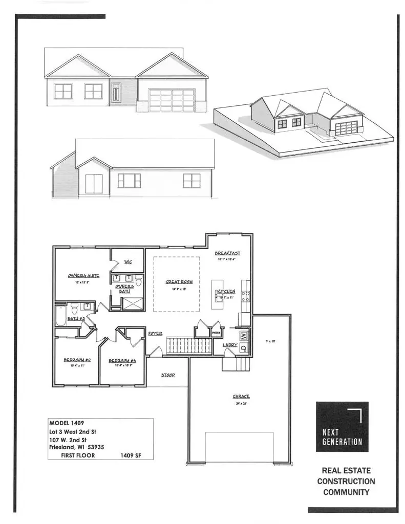 107 W 2nd Street, Friesland, WI 53935 - #2